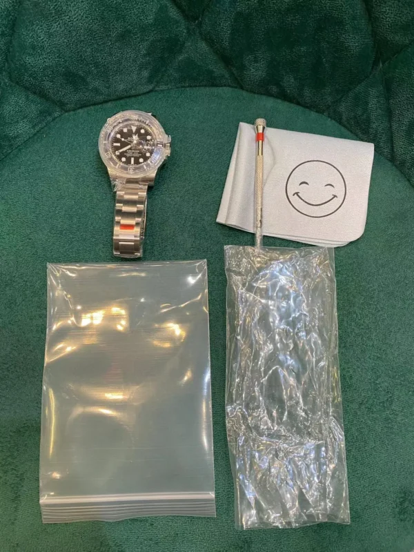 watch being examined during quality control